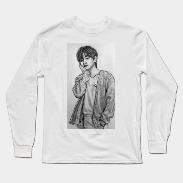 ♡ Taehyung Long Sleeve T-Shirt by miracausey